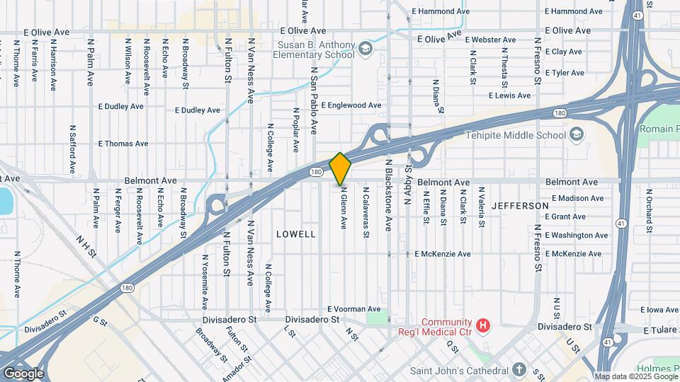 473 N Glenn Ave Map and Location Details