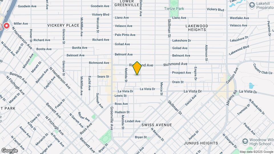 5842 Prospect Ave Map and Location Details