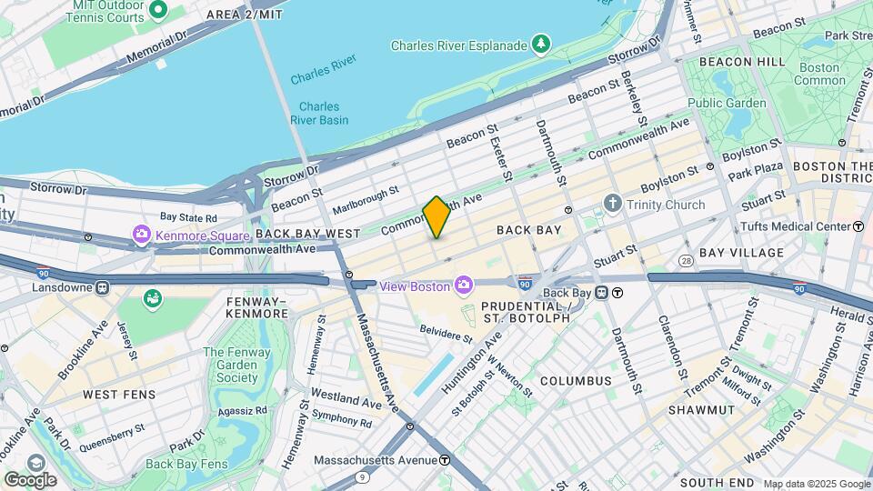 282 Newbury St, Unit 14 Map and Location Details
