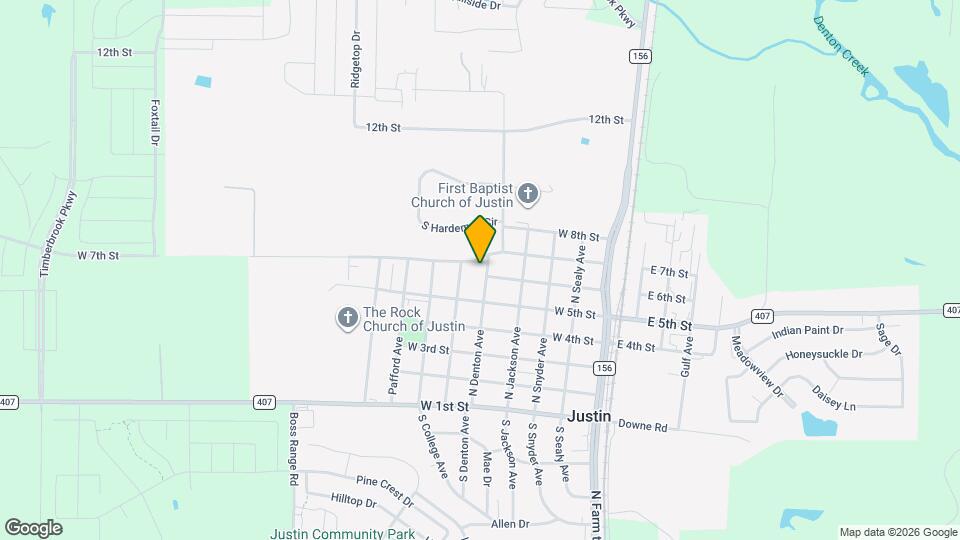 603 N Denton Ave Map and Location Details