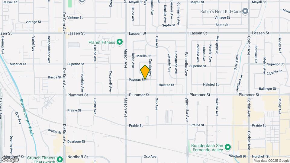 9550 Fullbright Ave Map and Location Details