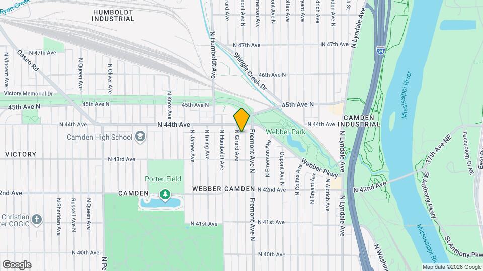4350 Girard Ave N Mapa y Detalles de la Ubicación