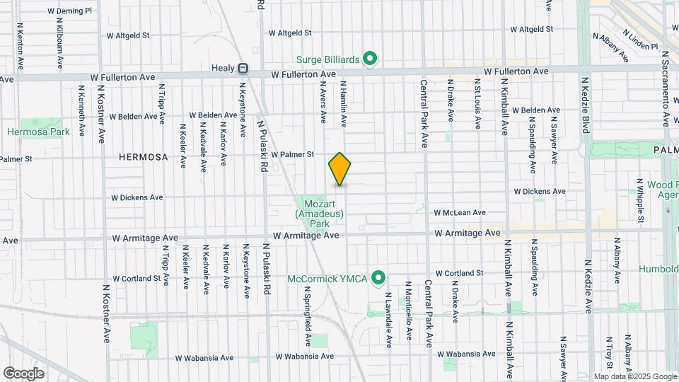 3804 W Dickens Ave Map and Location Details