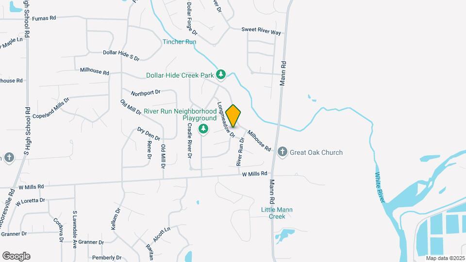 6231 Longmeadow Dr Map and Location Details