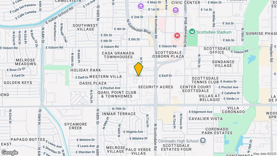 7021 E Earll Dr Map and Location Details