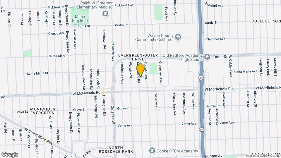 17190 Sunderland Rd Map and Location Details