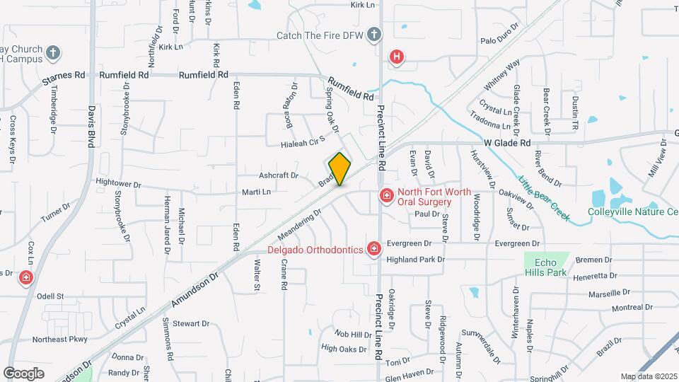 9277 Meandering Dr Mapa y Detalles de la Ubicación