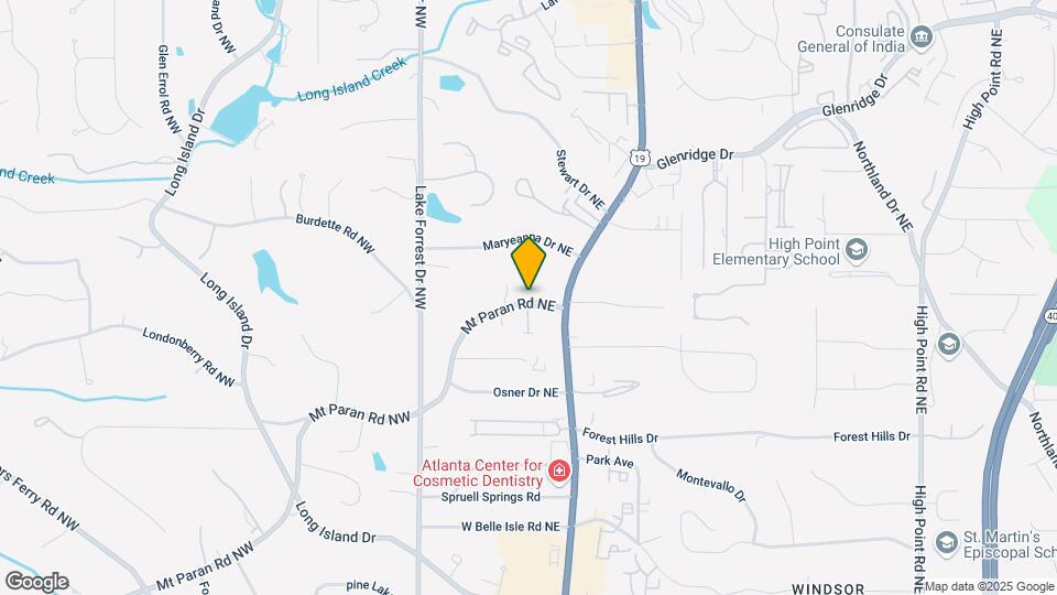 146 Mt Paran Rd NE Map and Location Details
