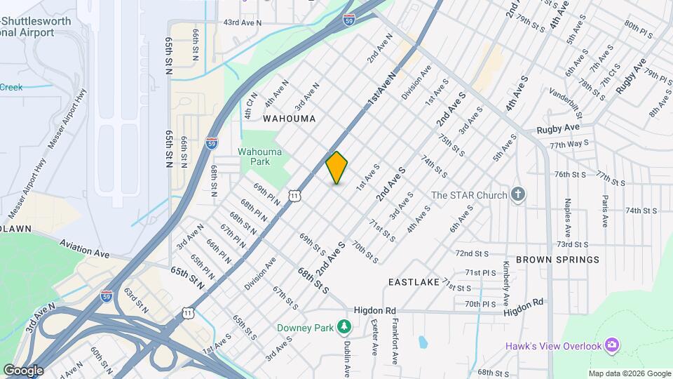 7017 Division Ave Map and Location Details