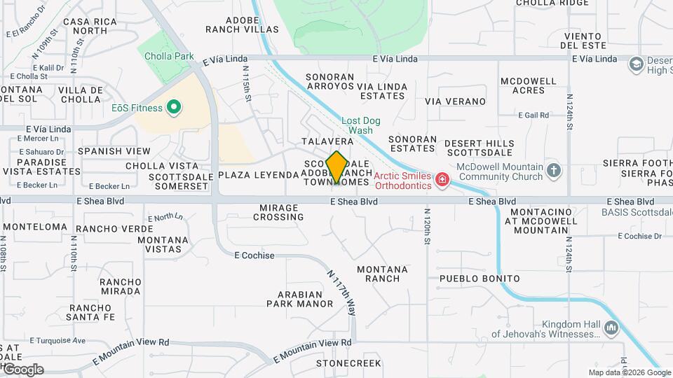 11751 E Becker Ln Map and Location Details