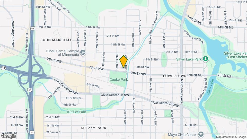 707 7th St NW Map and Location Details