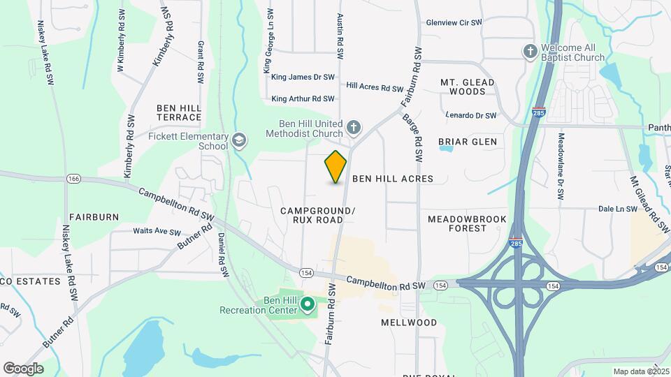 2175 Fairburn Rd SW Map and Location Details