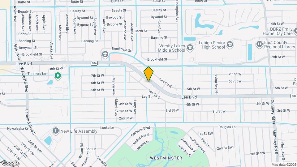 5015 Lee Blvd Map and Location Details