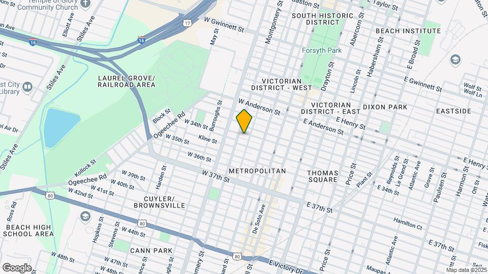 309 W 33rd St Map and Location Details