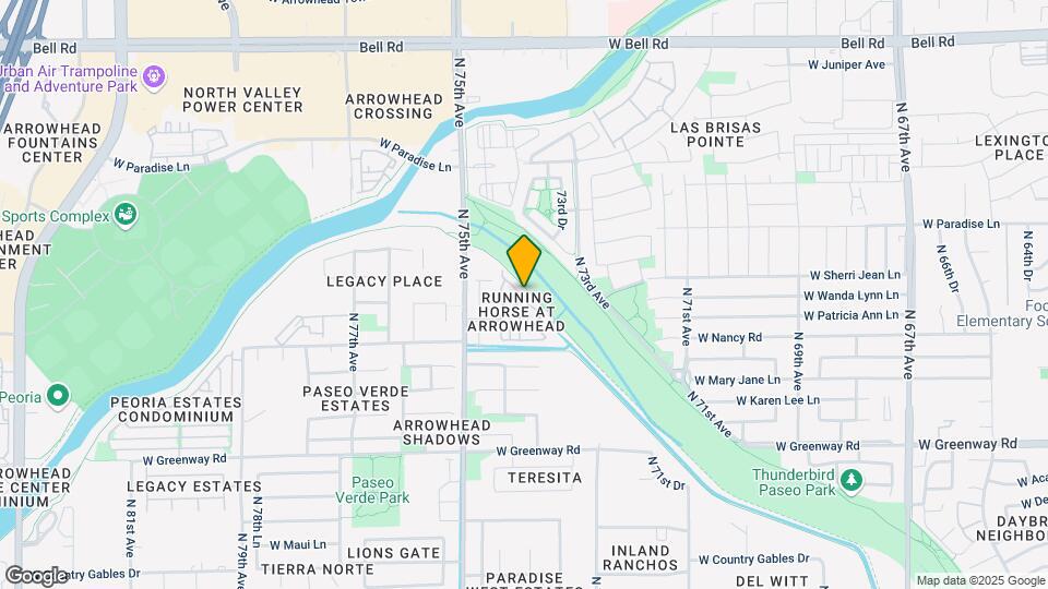 15923 N 73rd Ln Map and Location Details