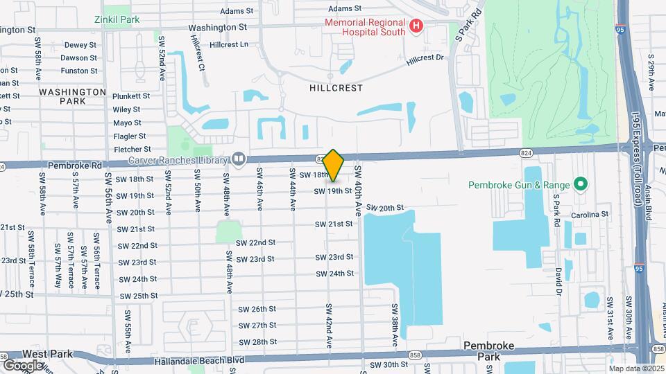 4145 SW 19th St Map and Location Details
