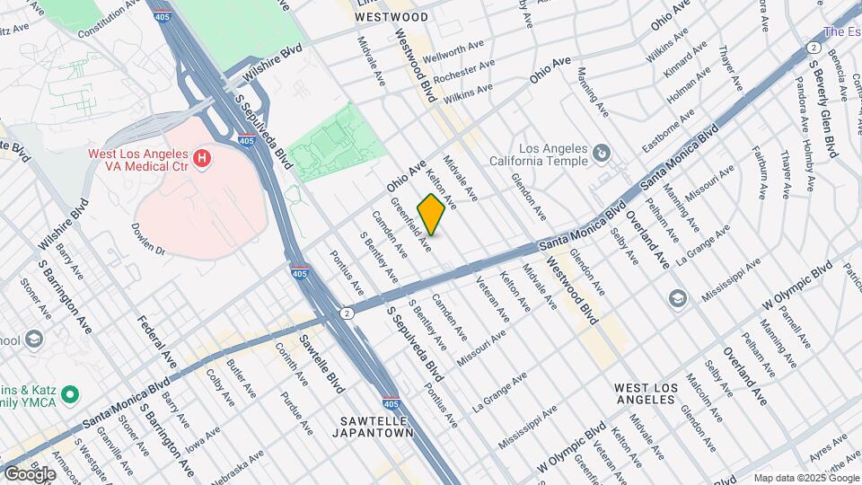 1640 1/2 Greenfield Ave Mapa y Detalles de la Ubicación