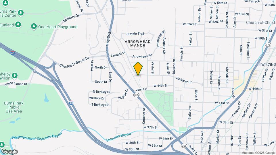Parkway Crossing Apartments Map and Location Details
