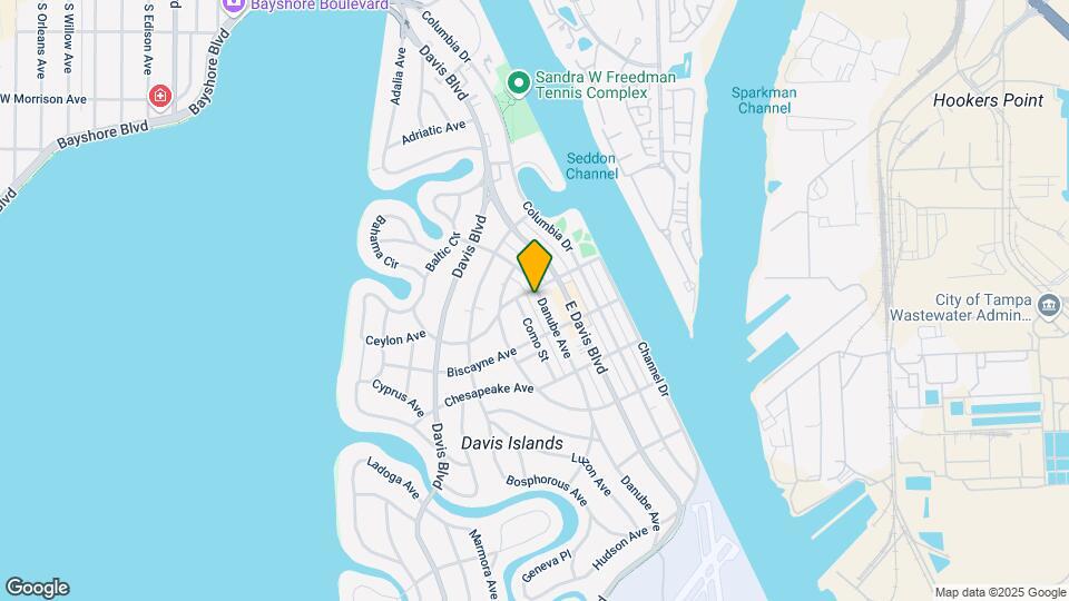 208 Danube Ave Mapa y Detalles de la Ubicación