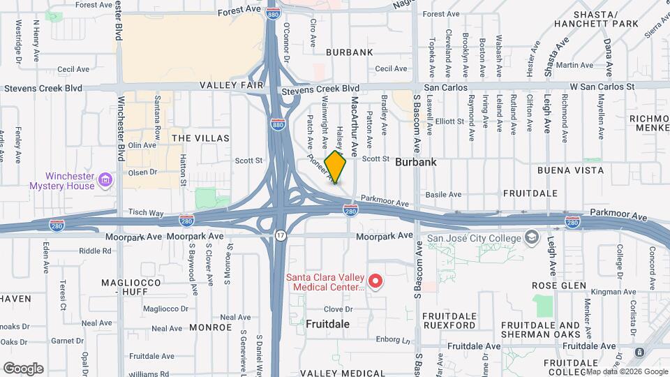 2448 Pioneer Ave Mapa y Detalles de la Ubicación