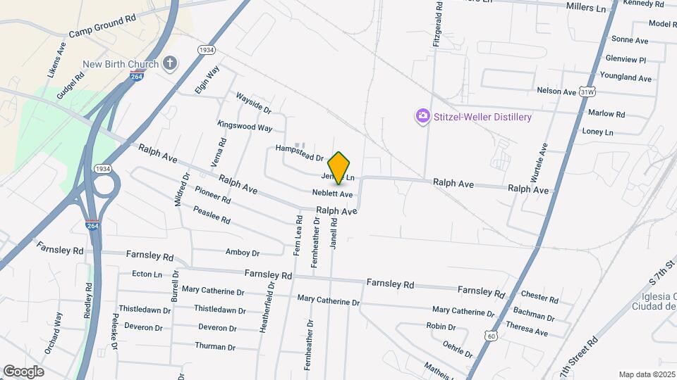 2511 Neblett Ave Map and Location Details