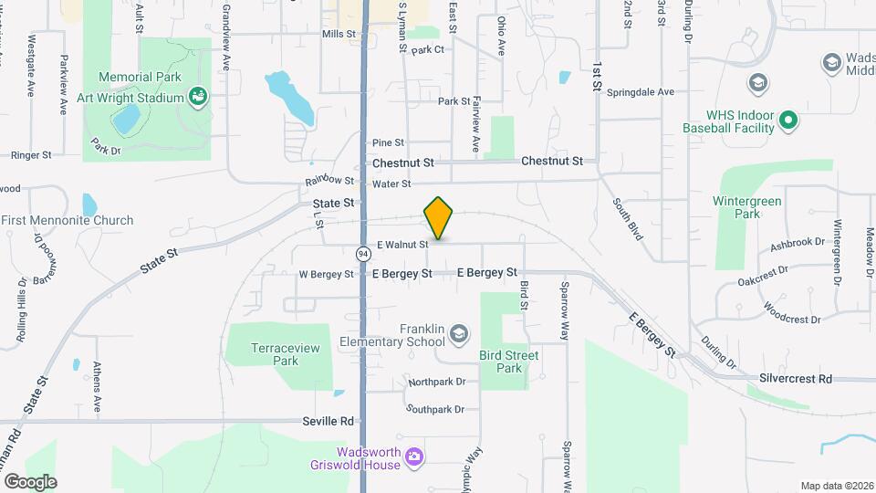 189 E Walnut St Map and Location Details