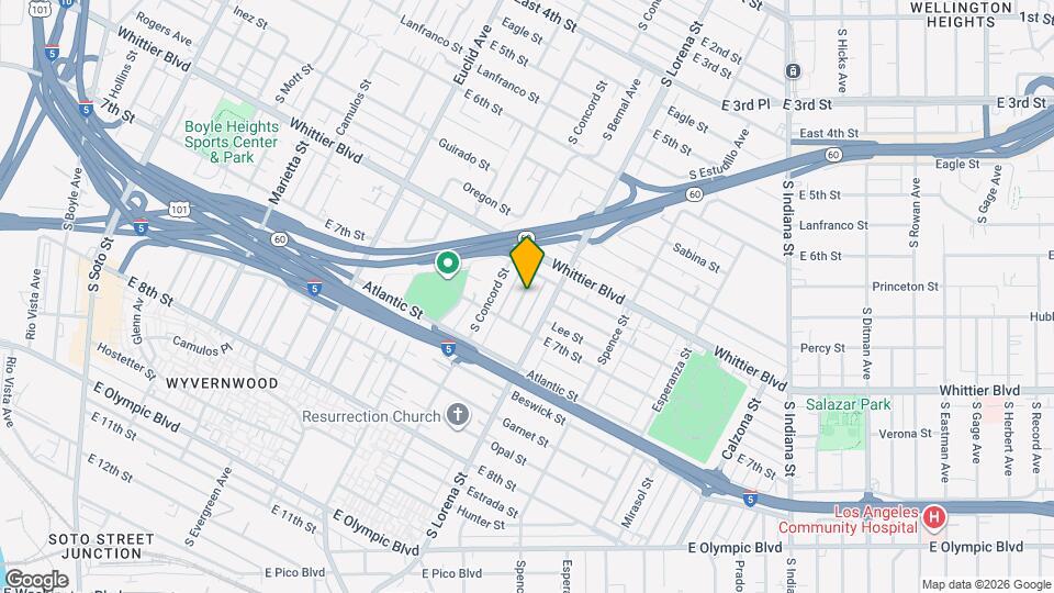 940 S Bernal Ave Map and Location Details