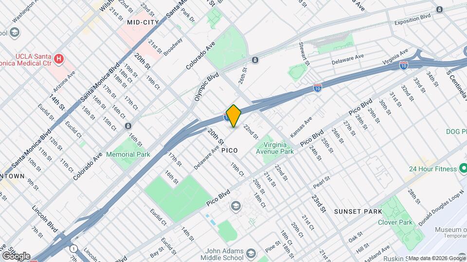 2100 Delaware Ave Mapa y Detalles de la Ubicación