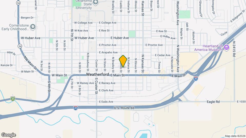 120 N Caddo St Map and Location Details