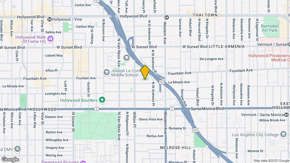 5633 La Mirada Ave Mapa y Detalles de la Ubicación