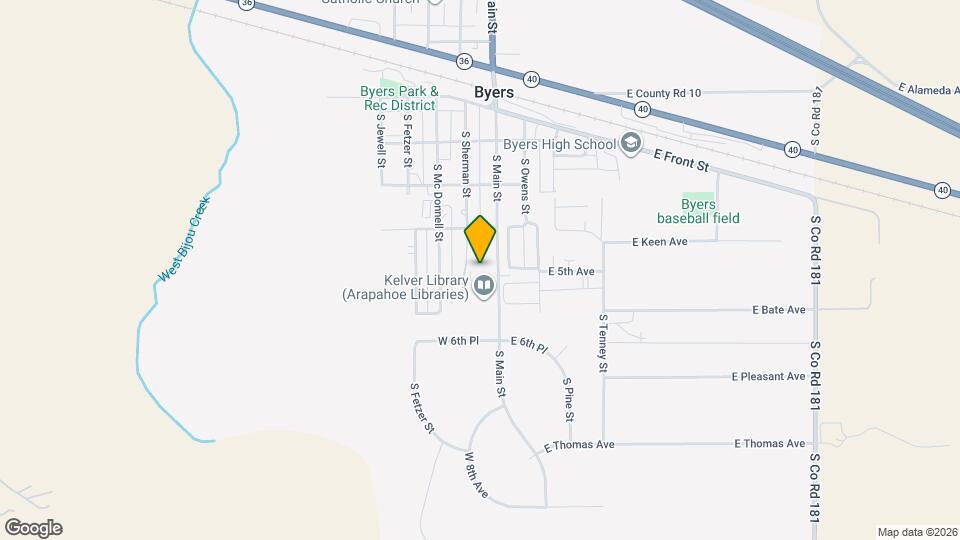 521 S Main St Map and Location Details