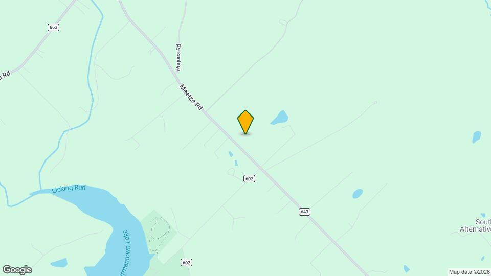 9825 Meetze Rd Map and Location Details