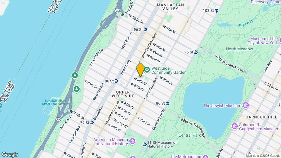 157 W 88 St Map and Location Details