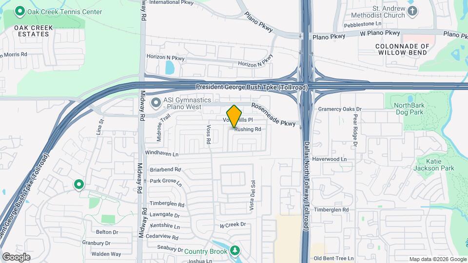 4414 Rushing Rd Map and Location Details