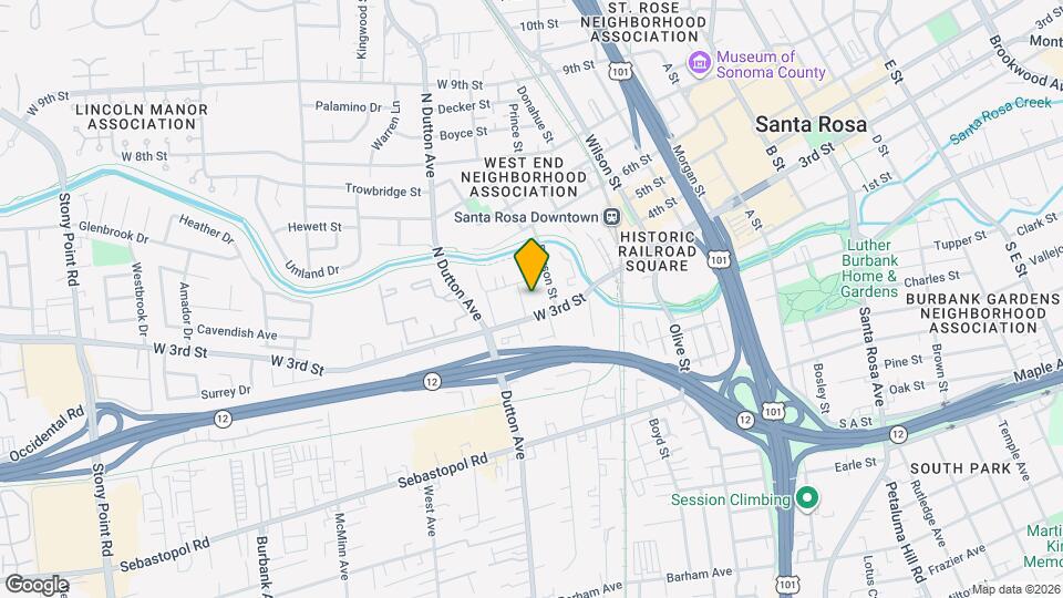 118 Garden St Map and Location Details