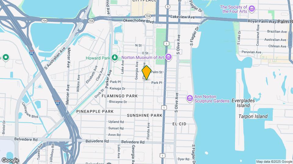 525 Park Pl Map and Location Details