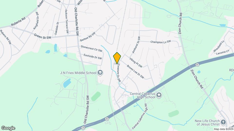 779 Treasure Dr SW Map and Location Details