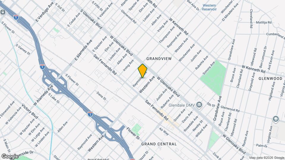1038 Raymond Ave Mapa y Detalles de la Ubicación