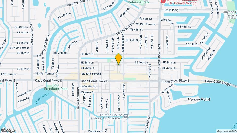 4645 SE 11th Pl Map and Location Details