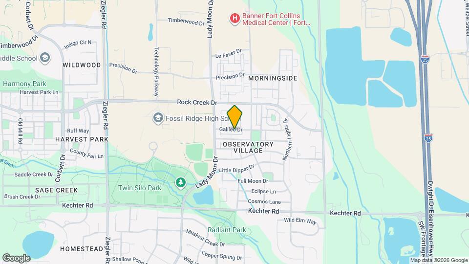 3651 Galileo Dr Map and Location Details