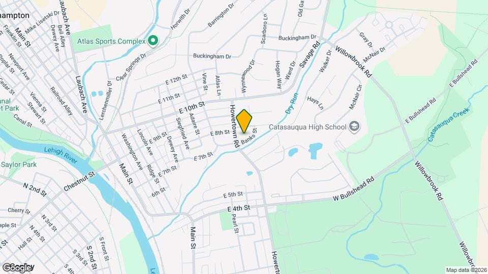 616 Banks St Map and Location Details