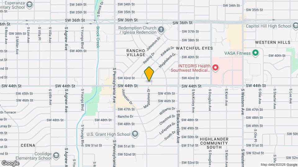 1505 SW 44th St Map and Location Details