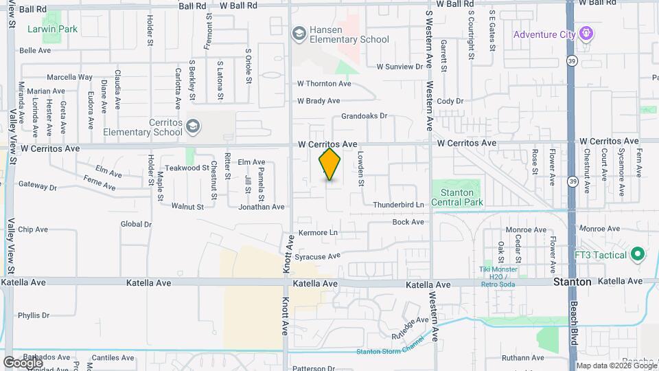 10623 Mona Wy, Unit 101 Map and Location Details