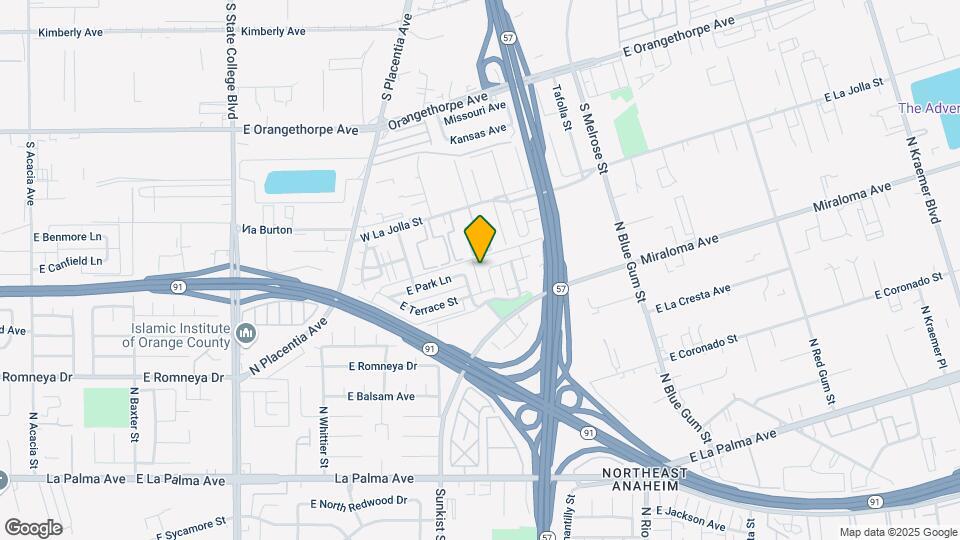 1335 N Sunshine Way Map and Location Details