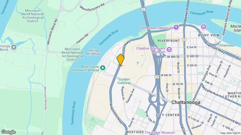 804 Riverfront Pky Map and Location Details