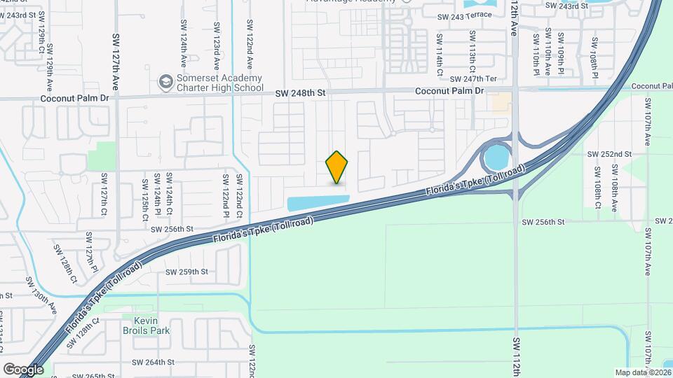 11842 SW 253rd Terrace Map and Location Details