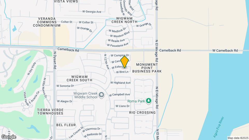 12526 W Bird Ln Map and Location Details