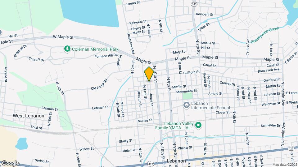 1020 Orchard St Mapa y Detalles de la Ubicación