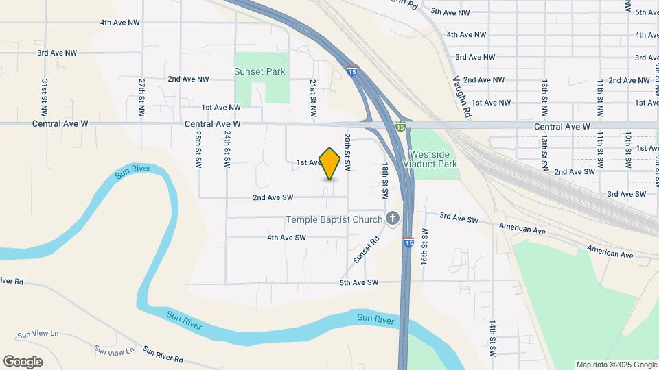 2019 2nd Ave SW Map and Location Details