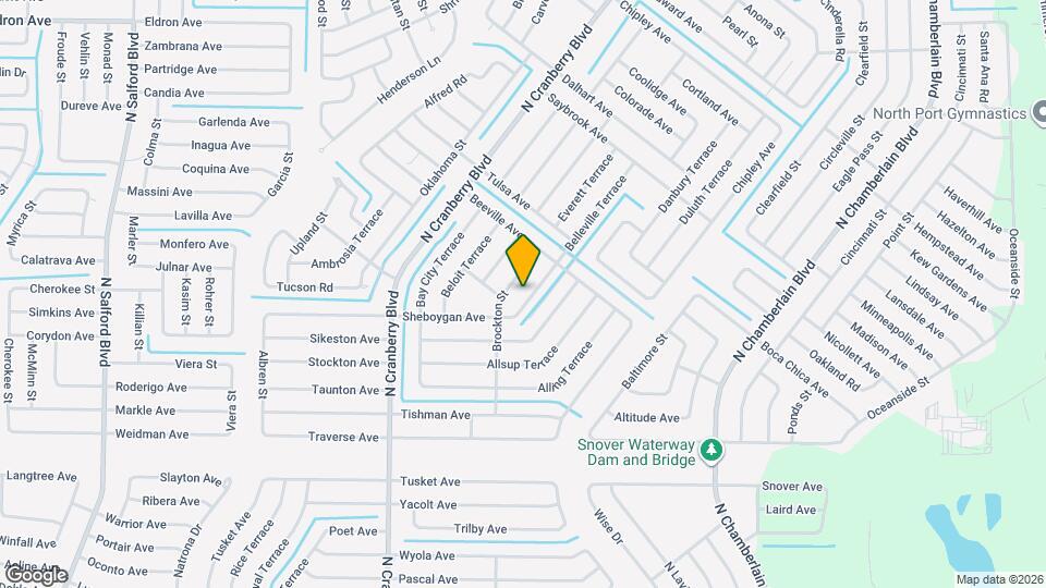 2943 Belleville Terrace Mapa y Detalles de la Ubicación